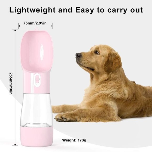 Multifunctional Portable Pet Water Bottle & Feeder - Picture 4 of 11